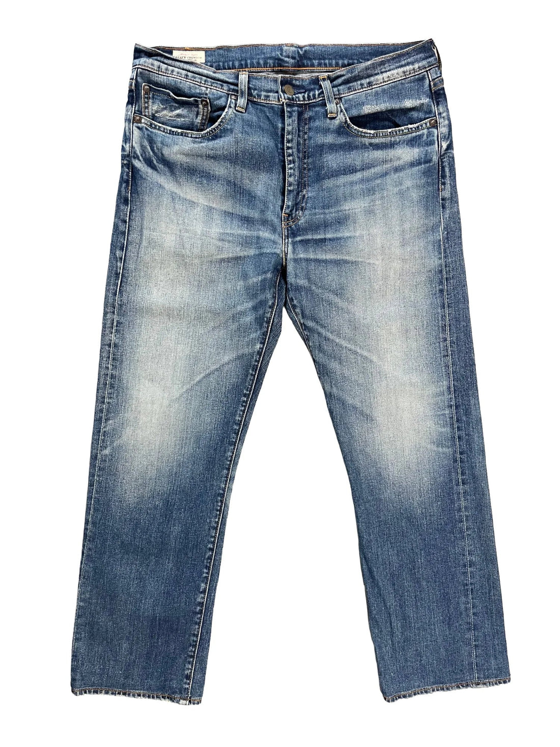 Étiquette et finitions d'un jean vintage Levi's, exemple pour reconnaître une pièce authentique