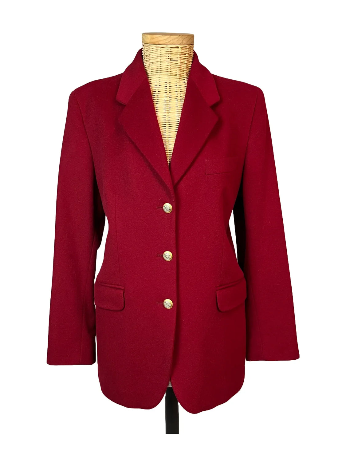 Manteau vintage en laine cachemire, exemple de pièce vintage de qualité chez Agate Colors Store