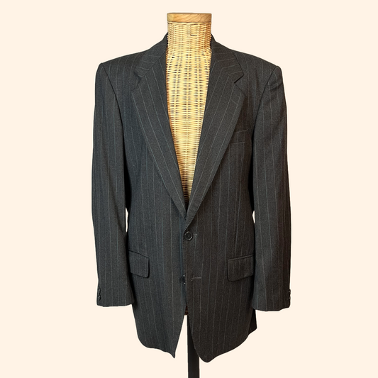 blazer en laine noir Cerruti