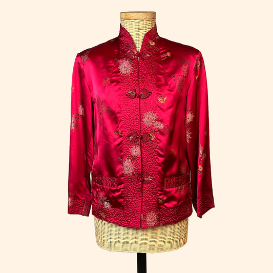 Veste femme chinoise rose