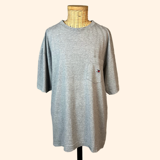 T-shirt homme Tommy Hilfiger gris