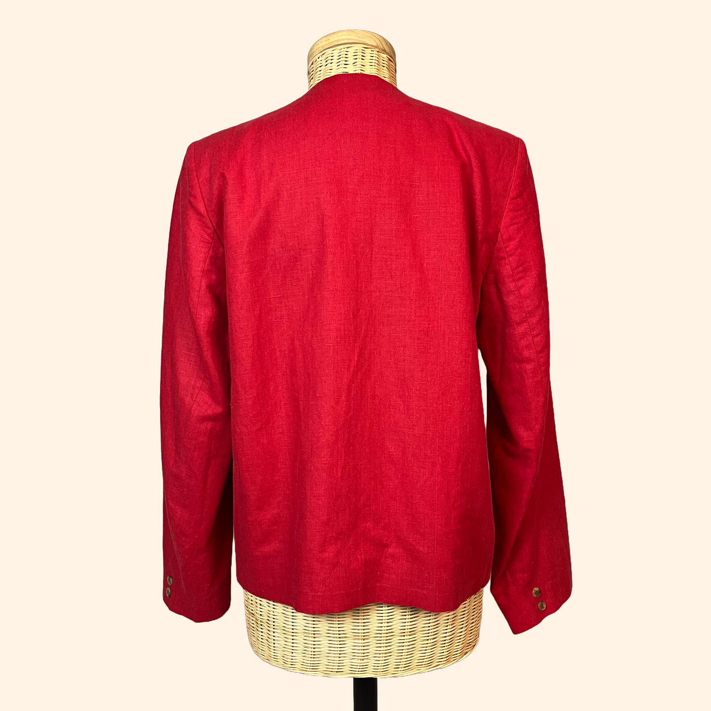 Veste femme vintage rouge