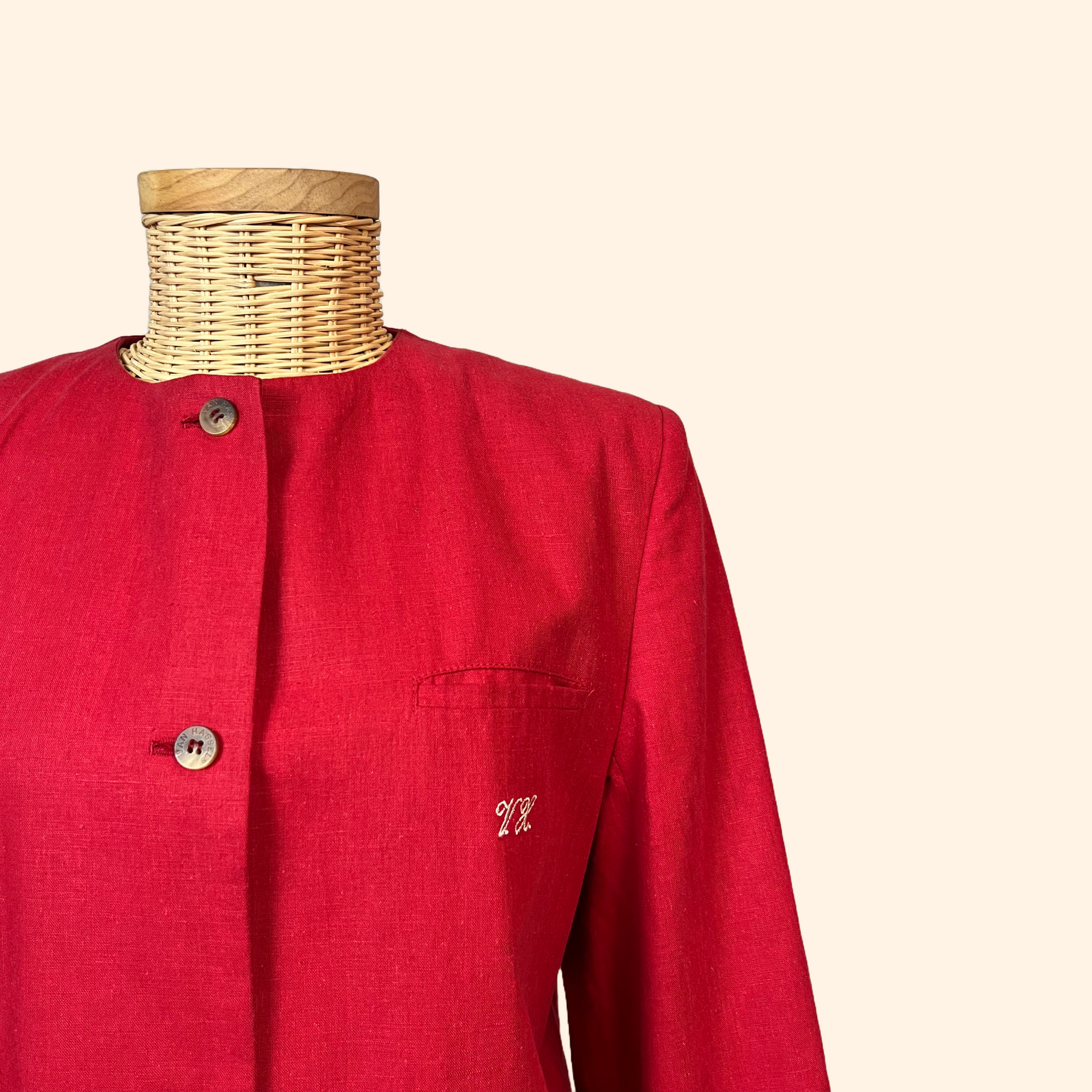 Veste femme rouge seconde main