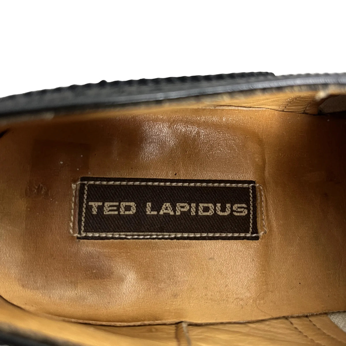 Marquage intérieur de la chaussure Ted Lapidus