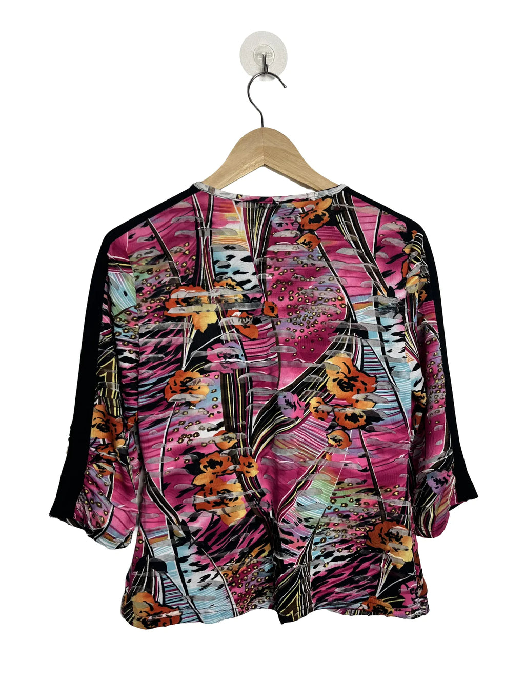 Dos de la veste légère femme Joseph Ribkoff, coupe légèrement cintrée, manches trois quarts, taille 40/42
